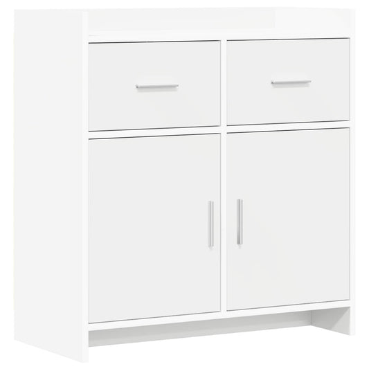 Sideboard 75 X 36 X 80 Cm Konstrueret Træ - Hovedbillede