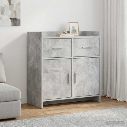Sideboard 75 X 36 X 80 Cm Konstrueret Træ - Variant 8011118