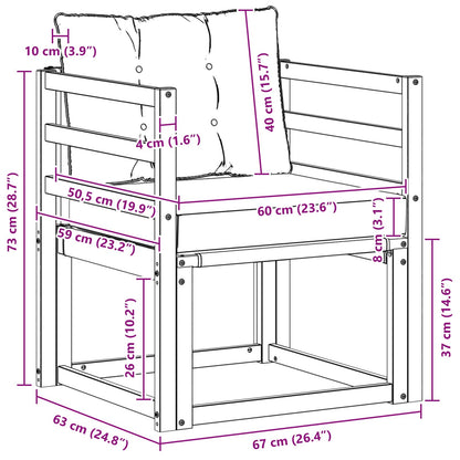 Udendørs Sofa Massivt Akacietræ - Billede 9