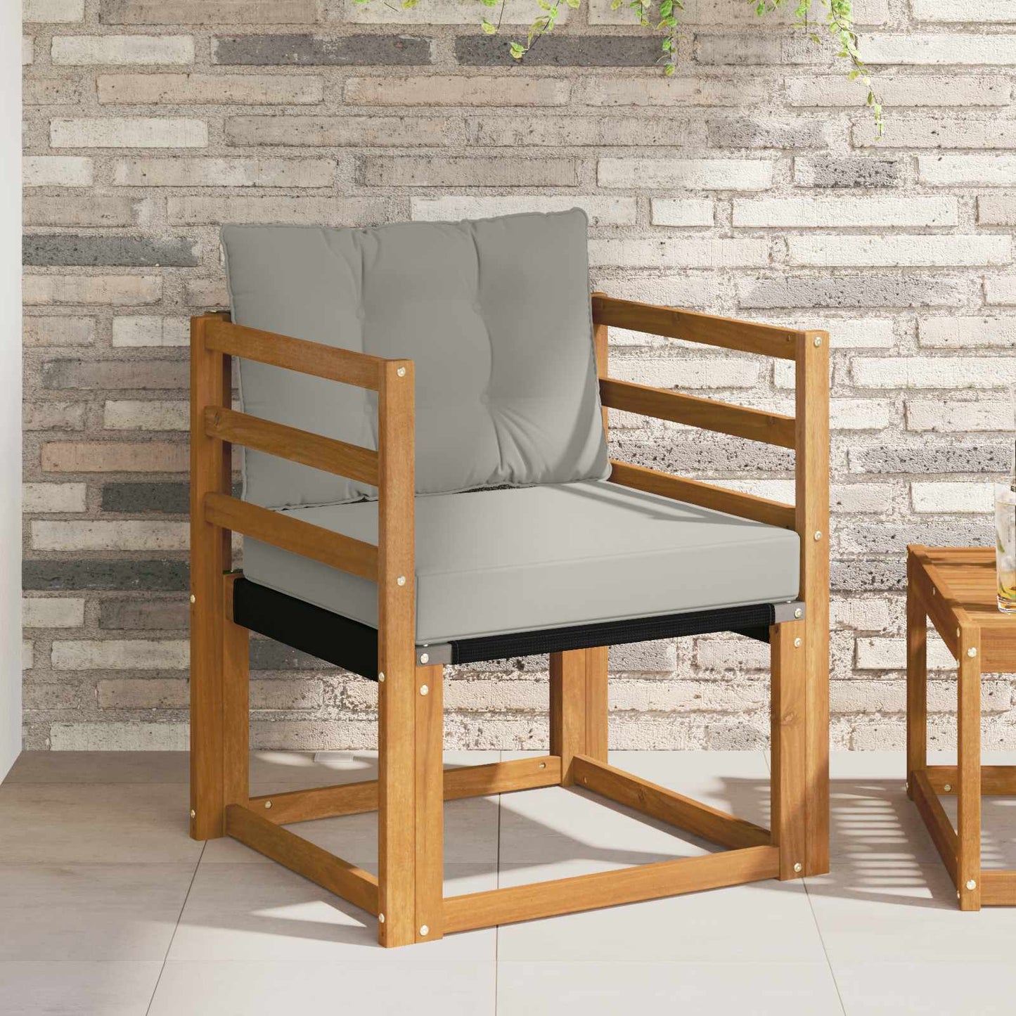 Udendørs Sofa Massivt Akacietræ - Variant 3436287