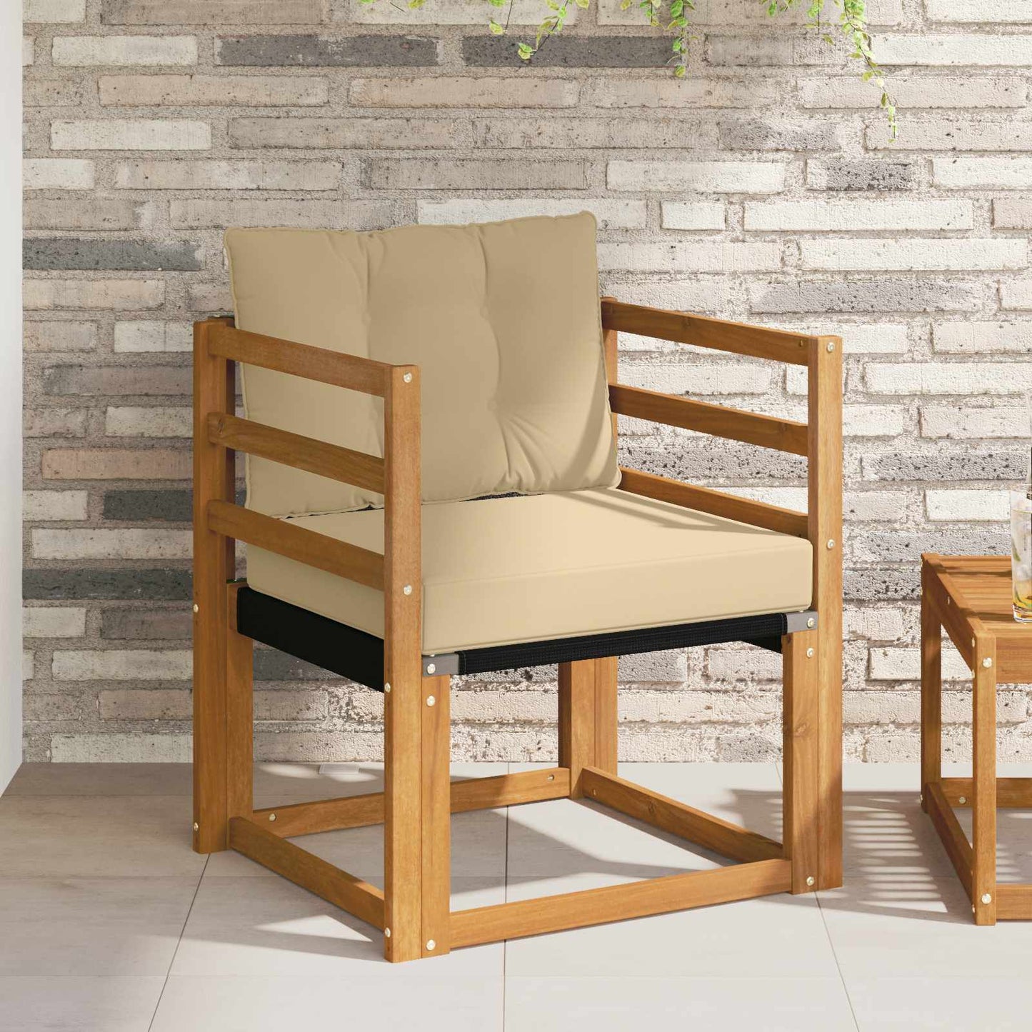 Udendørs Sofa Massivt Akacietræ - Variant 3436289