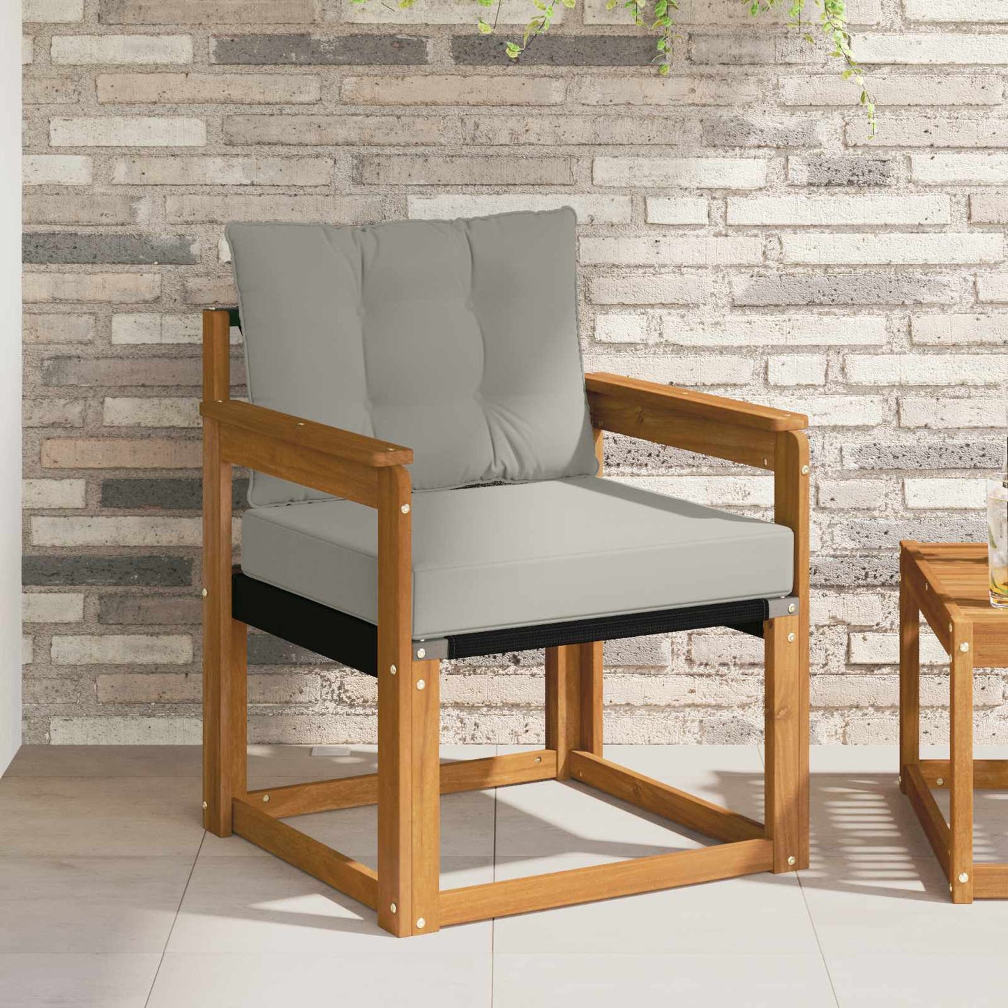 Udendørs Sofa Massivt Akacietræ - Variant 3436291