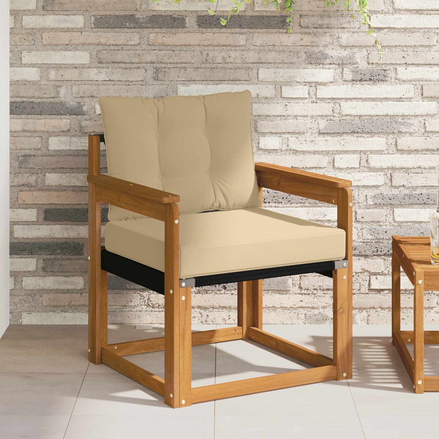 Udendørs Sofa Massivt Akacietræ - Variant 3436293