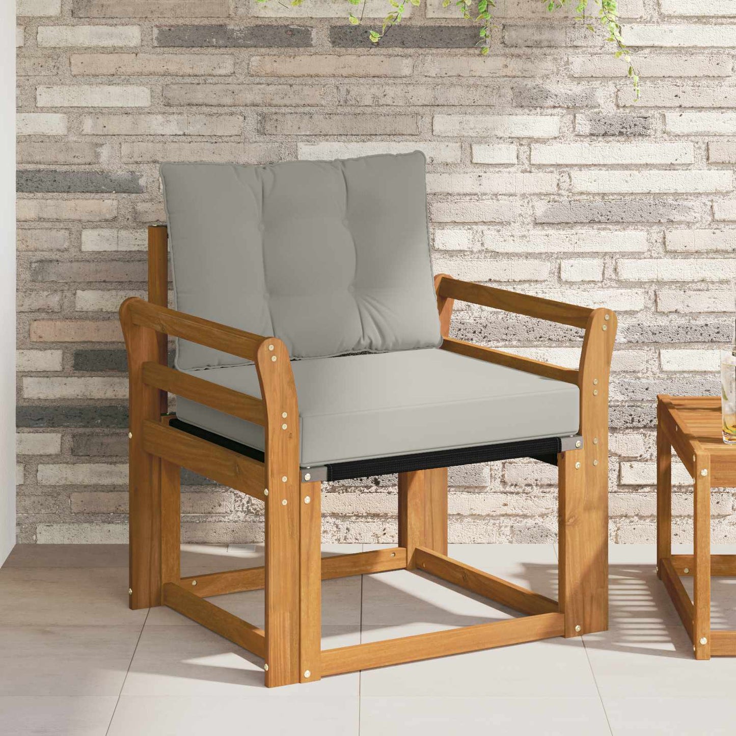 Udendørs Sofa Massivt Akacietræ - Variant 3436299