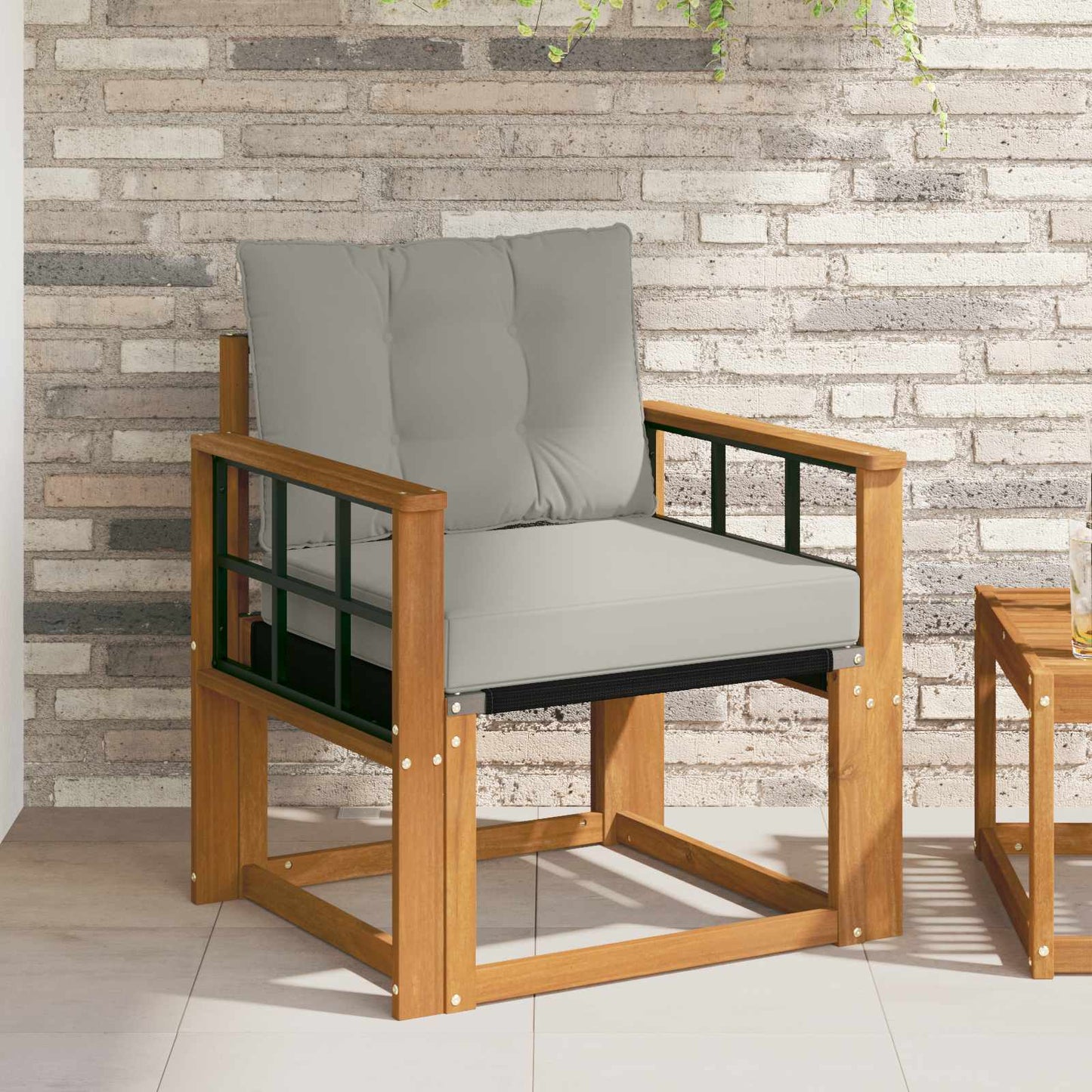 Udendørs Sofa Massivt Akacietræ - Variant 3436303