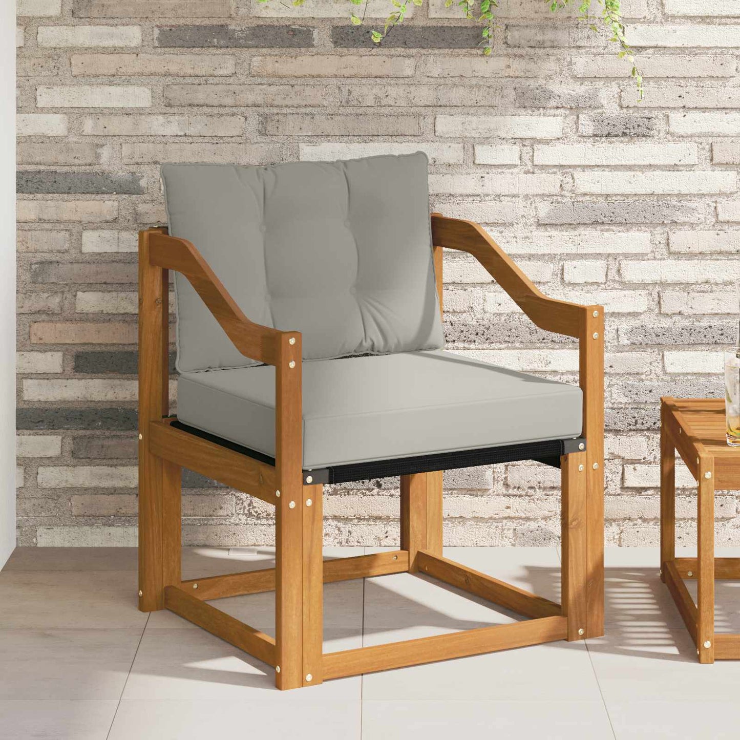 Udendørs Sofa Massivt Akacietræ - Variant 3436307