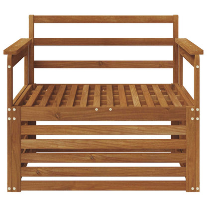 2 Stk Sofa Med Armlæn Massivt Akacietræ - Billede 3