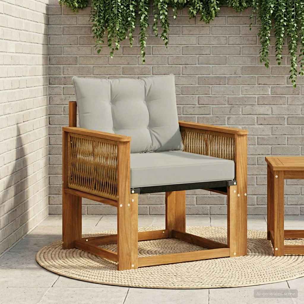 Udendørs Sofa Massivt Akacietræ - Variant 3438875