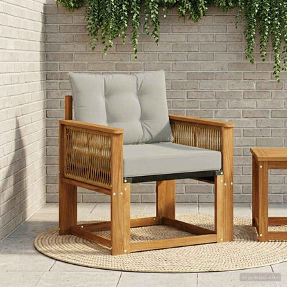 Udendørs Sofa Massivt Akacietræ - Variant 3438875