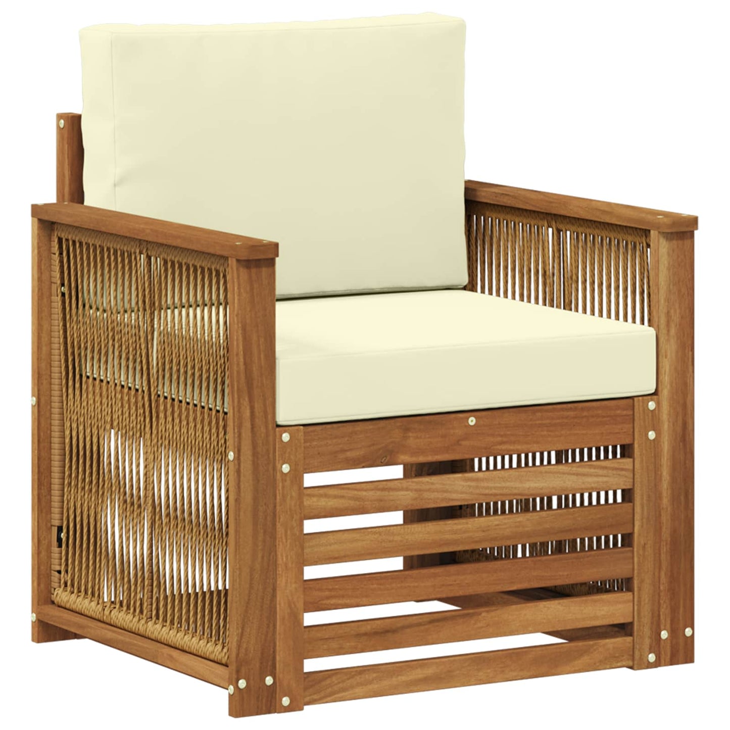 Udendørs Mellem Sofa Naturfarvet - Billede 2