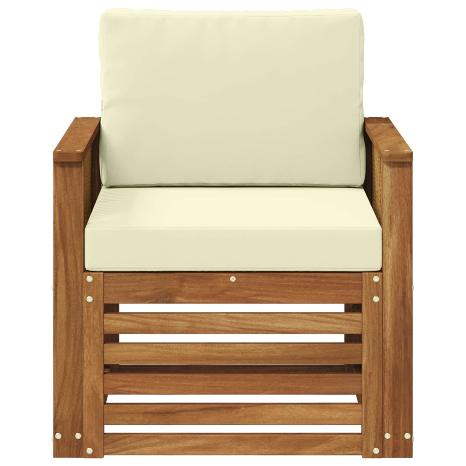 Udendørs Mellem Sofa Naturfarvet - Billede 3