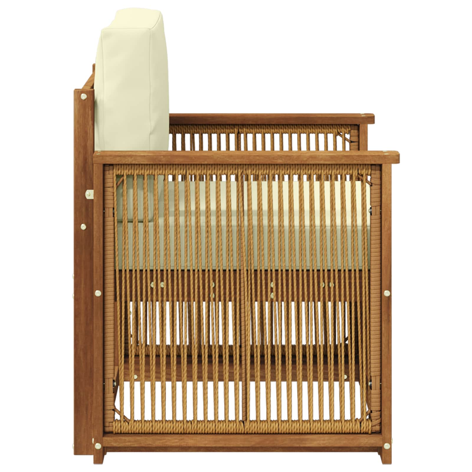 Udendørs Mellem Sofa Naturfarvet - Billede 4