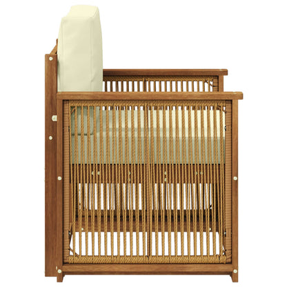 Udendørs Mellem Sofa Naturfarvet - Billede 4