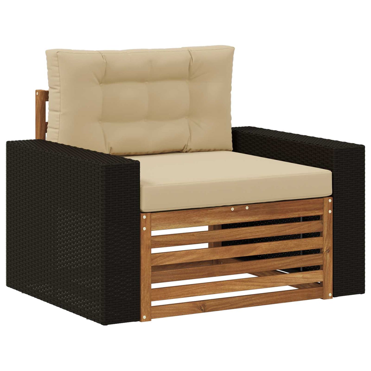 Udendørs Mellem Sofa Massivt Akacietræ - Billede 2