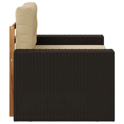 Udendørs Mellem Sofa Massivt Akacietræ - Billede 4