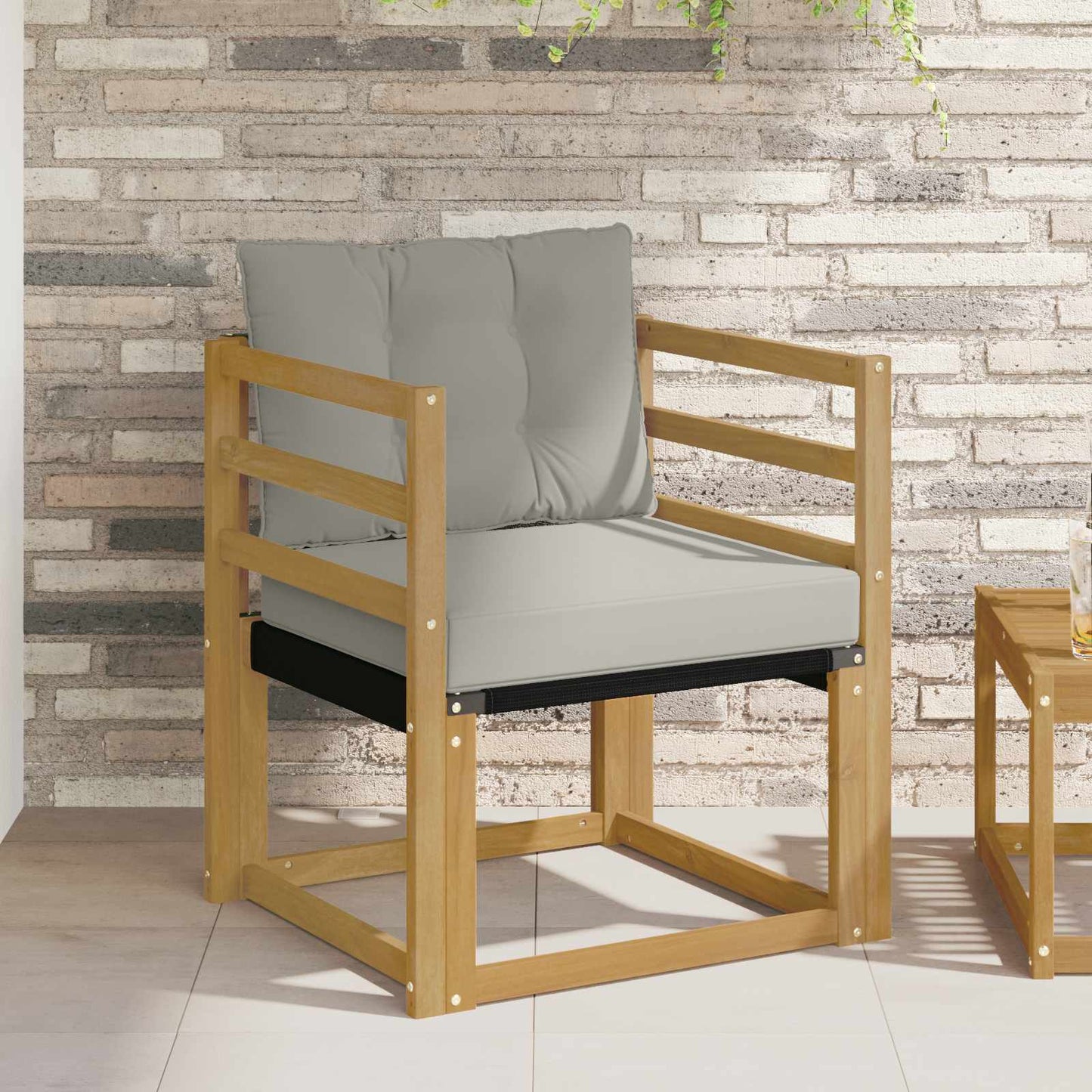 Udendørs Sofa Massivt Akacietræ - Variant 3439029