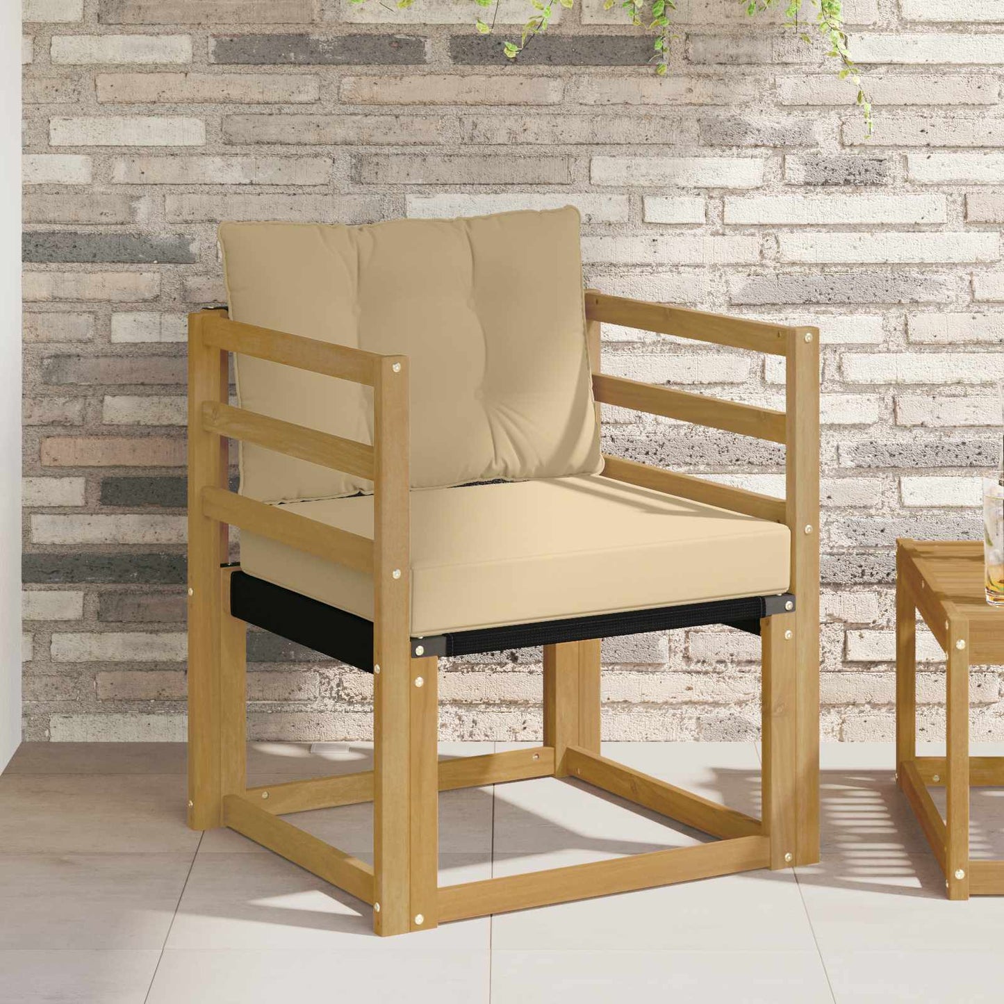 Udendørs Sofa Massivt Akacietræ - Variant 3439031