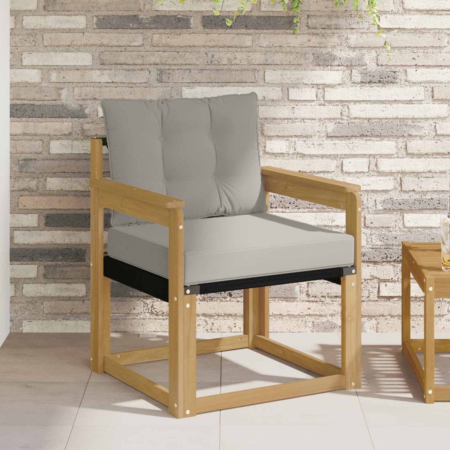 Udendørs Sofa Massivt Akacietræ - Variant 3439033