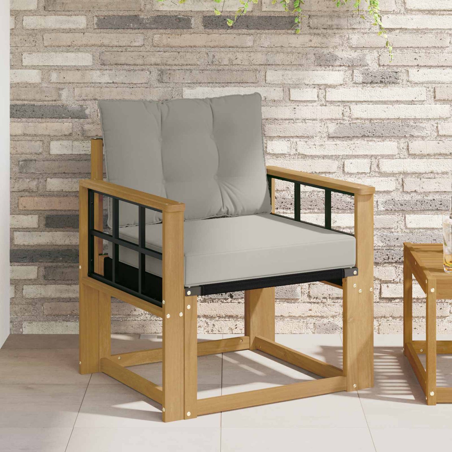 Udendørs Sofa Massivt Akacietræ - Variant 3439045