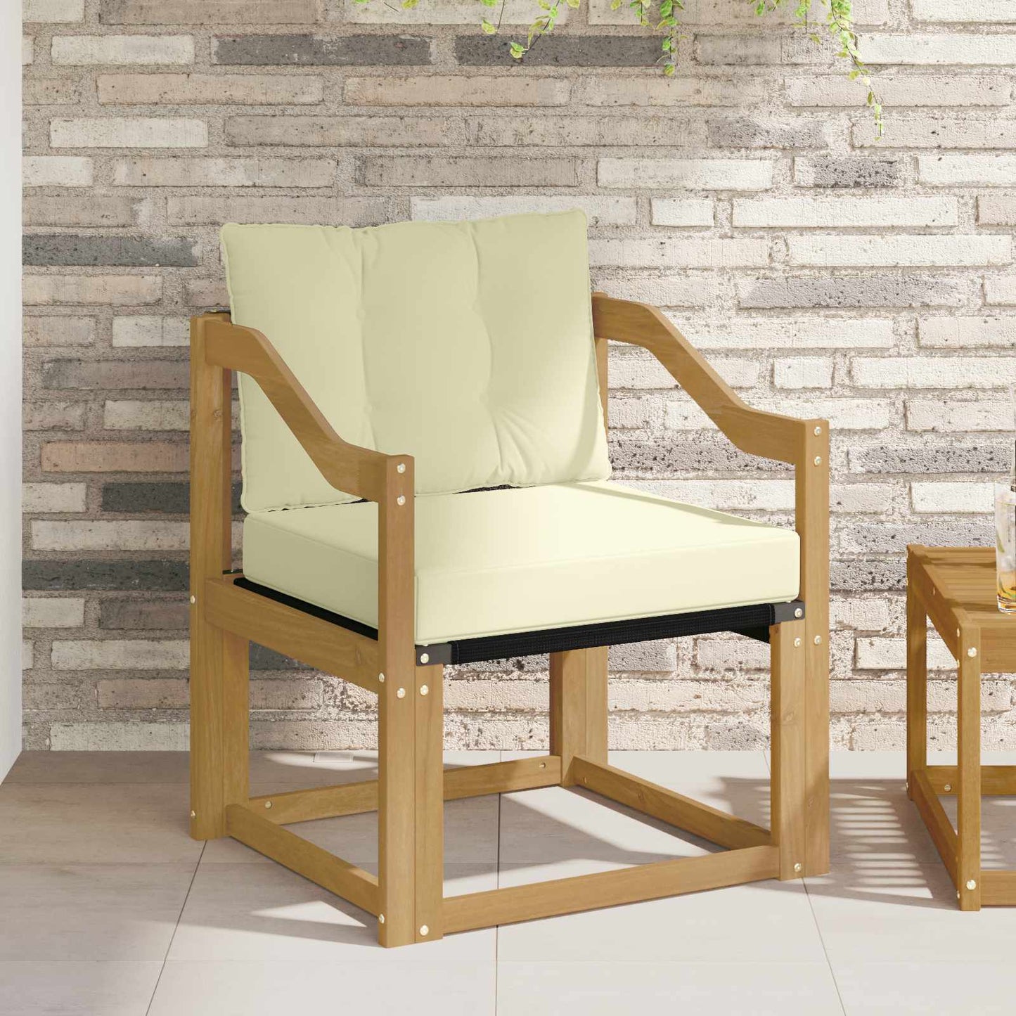 Udendørs Sofa Massivt Akacietræ - Variant 3439048