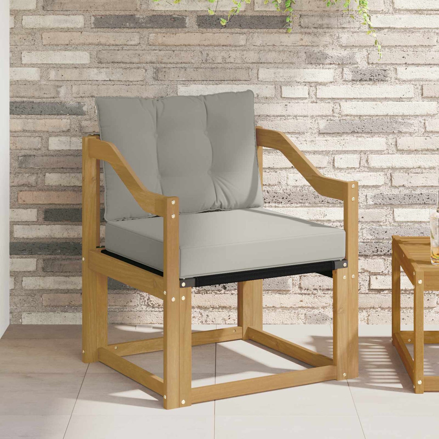 Udendørs Sofa Massivt Akacietræ - Variant 3439049