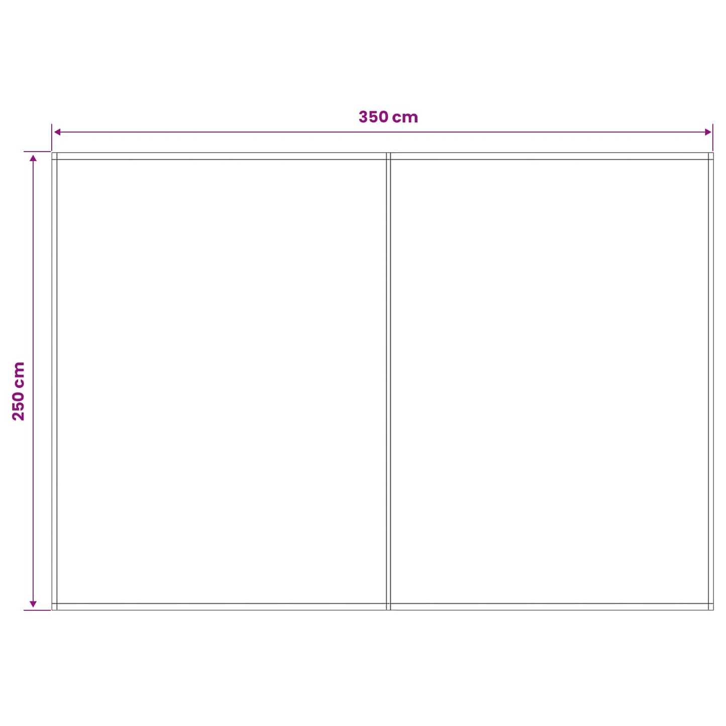 Reservedug Til Markise Og Hvid 350 X 250 Cm Polyester - Billede 5
