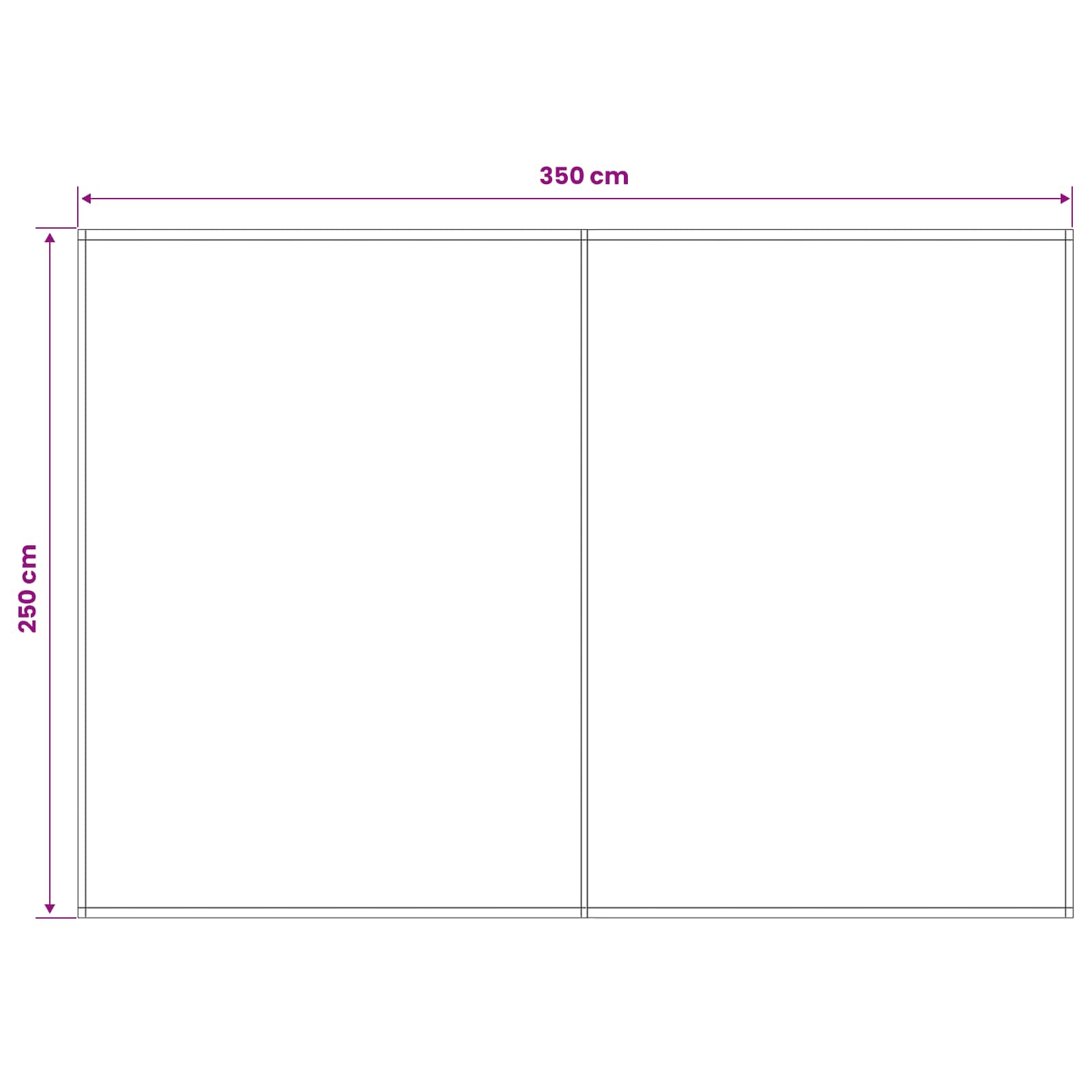 Reservedug Til Markise Og Hvid 350 X 250 Cm Polyester - Billede 5
