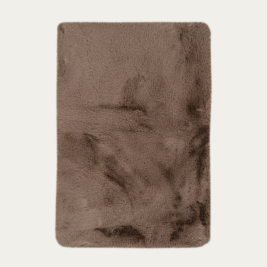 Rabbit 225 Bademåtte Lang Luv I Mørk Beige - Hovedbillede