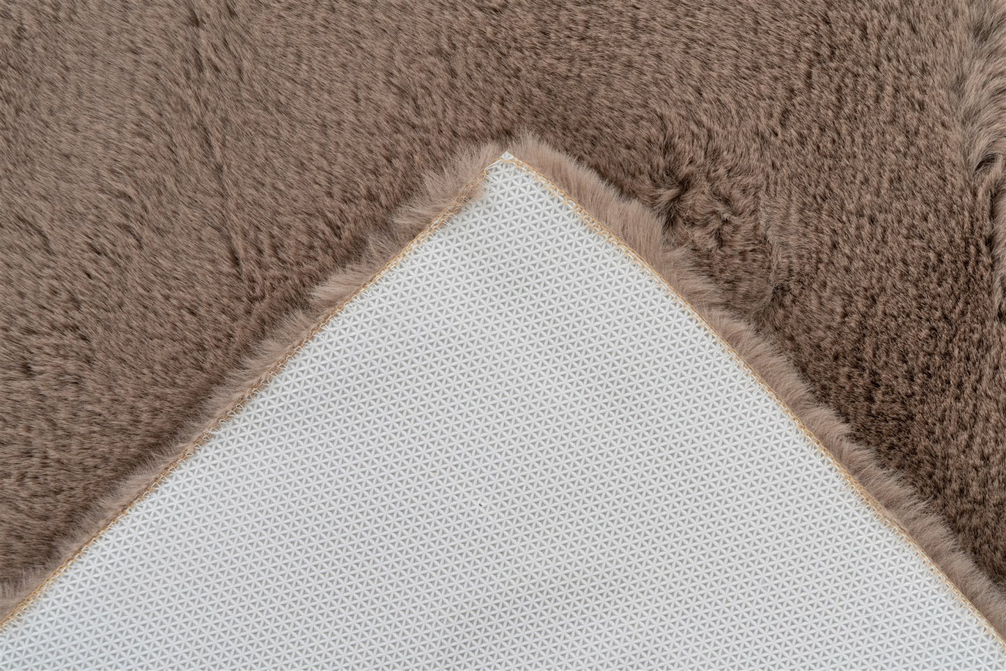 Rabbit 225 Bademåtte Lang Luv I Mørk Beige - Billede 3