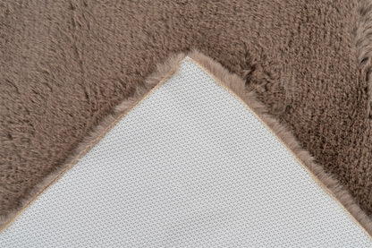 Rabbit 225 Bademåtte Lang Luv I Mørk Beige - Billede 3