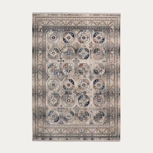 Anouk 425 Tæppe I Vintage Design Med Frynser - Hovedbillede