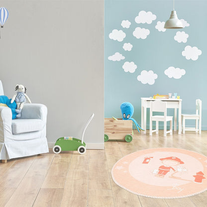 Bambini 125 RUND Børnetæppe Lav Luv - Billede 2
