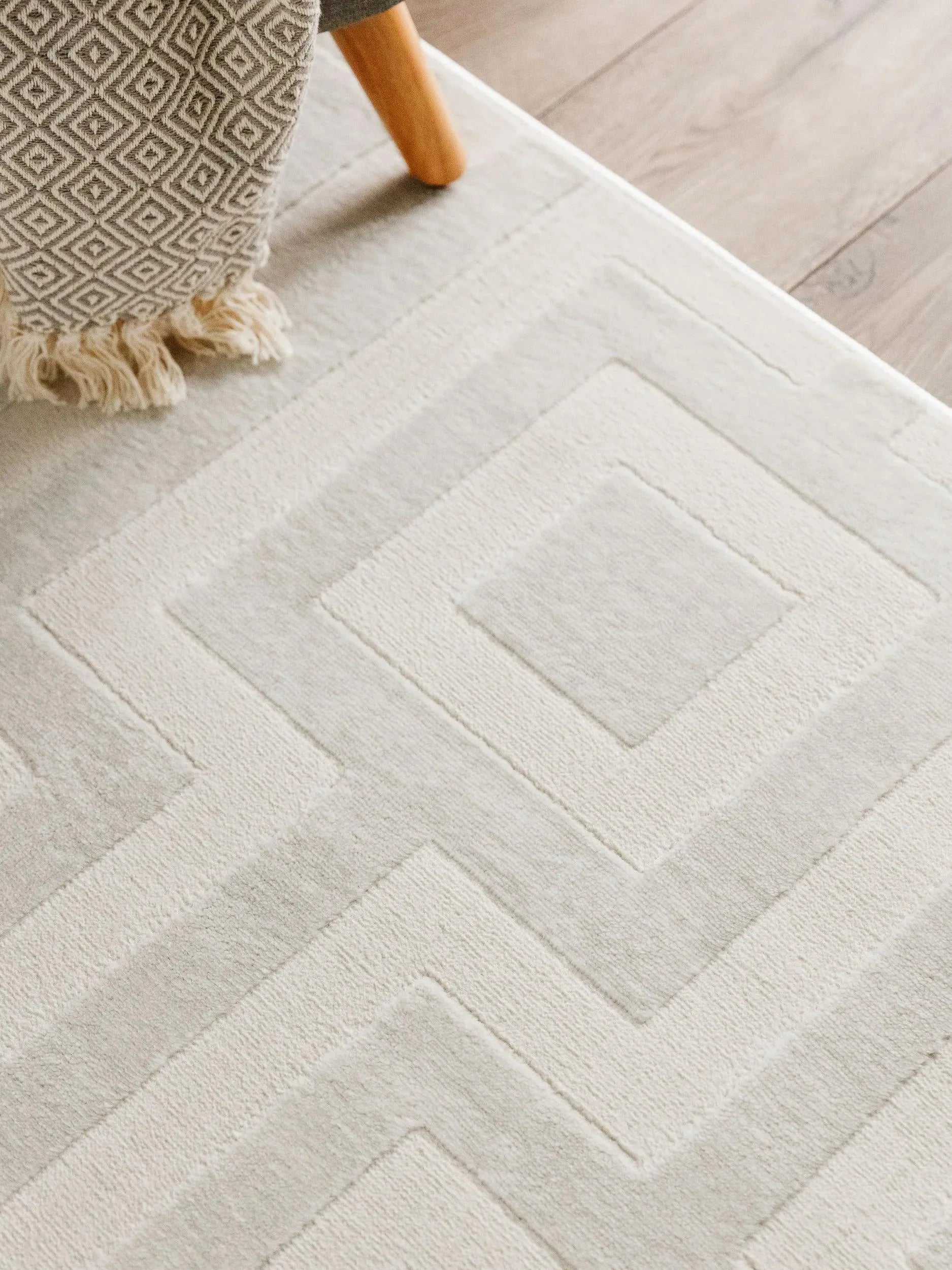 NOVA Creme Tæppe - Billede 3