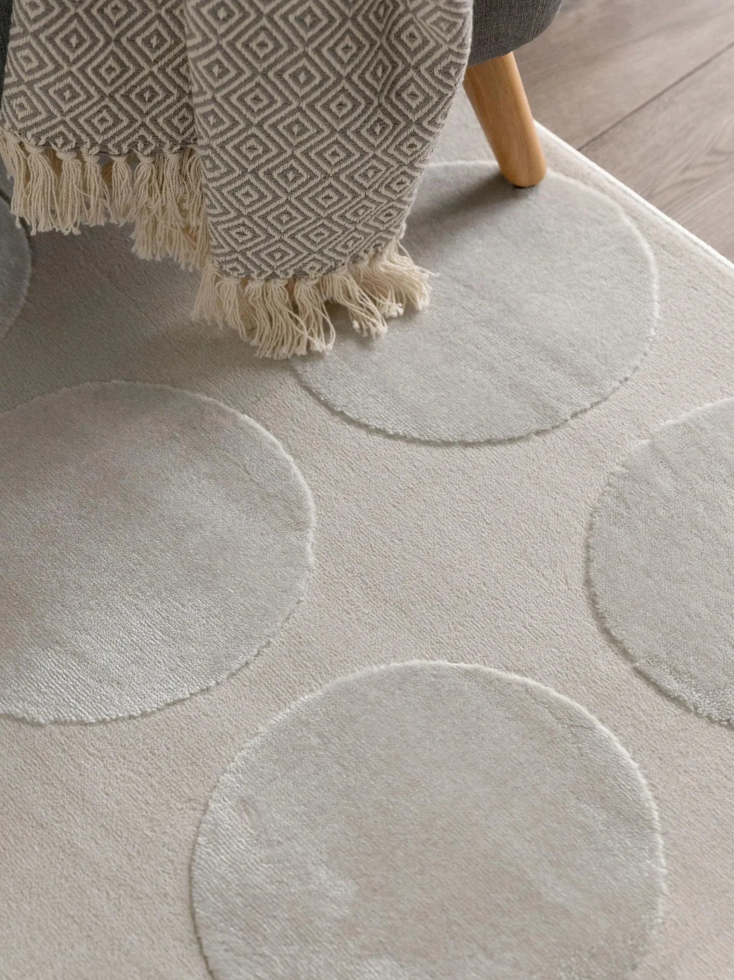 NOVA Creme Tæppe - Billede 3