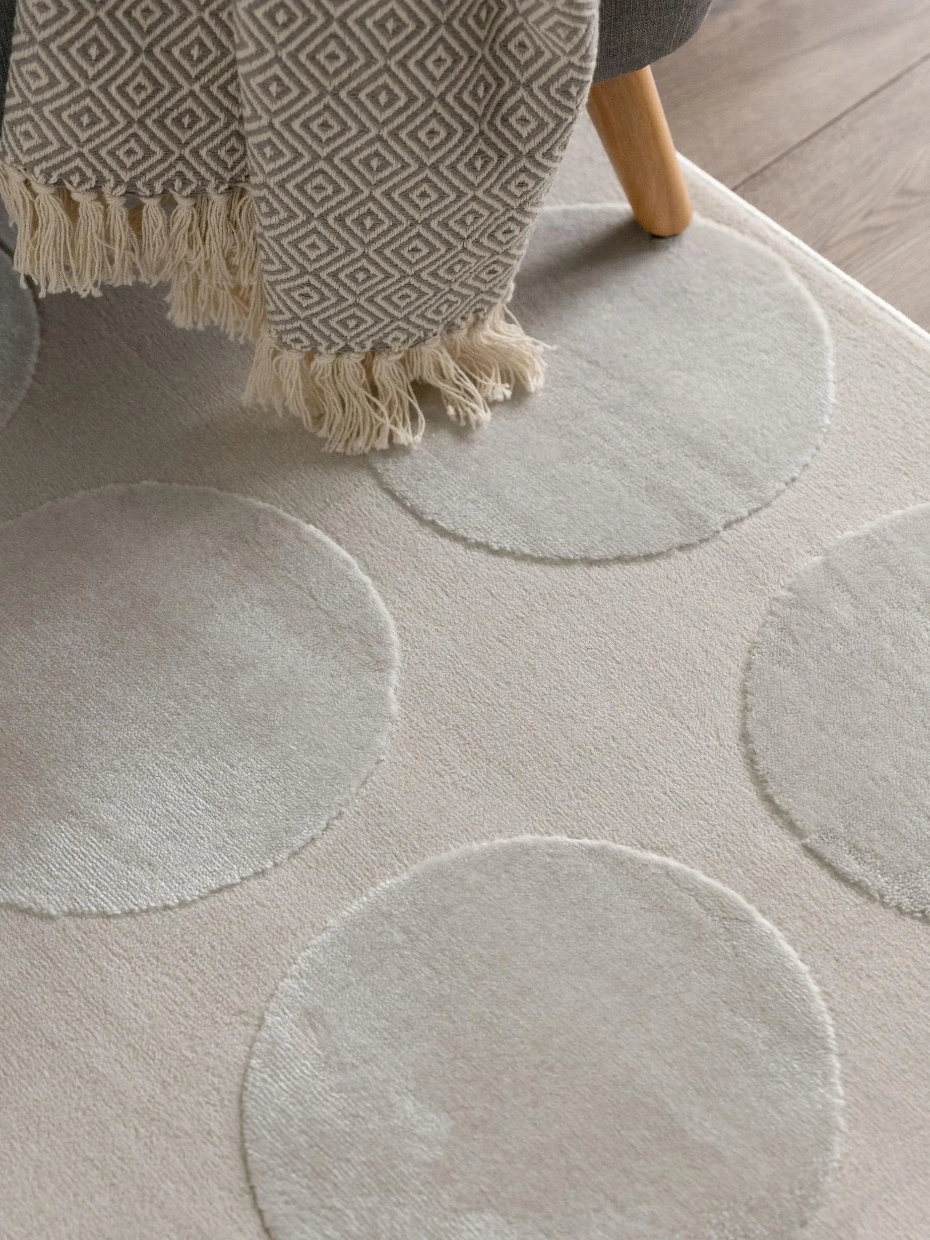 NOVA Creme Tæppe - Billede 3