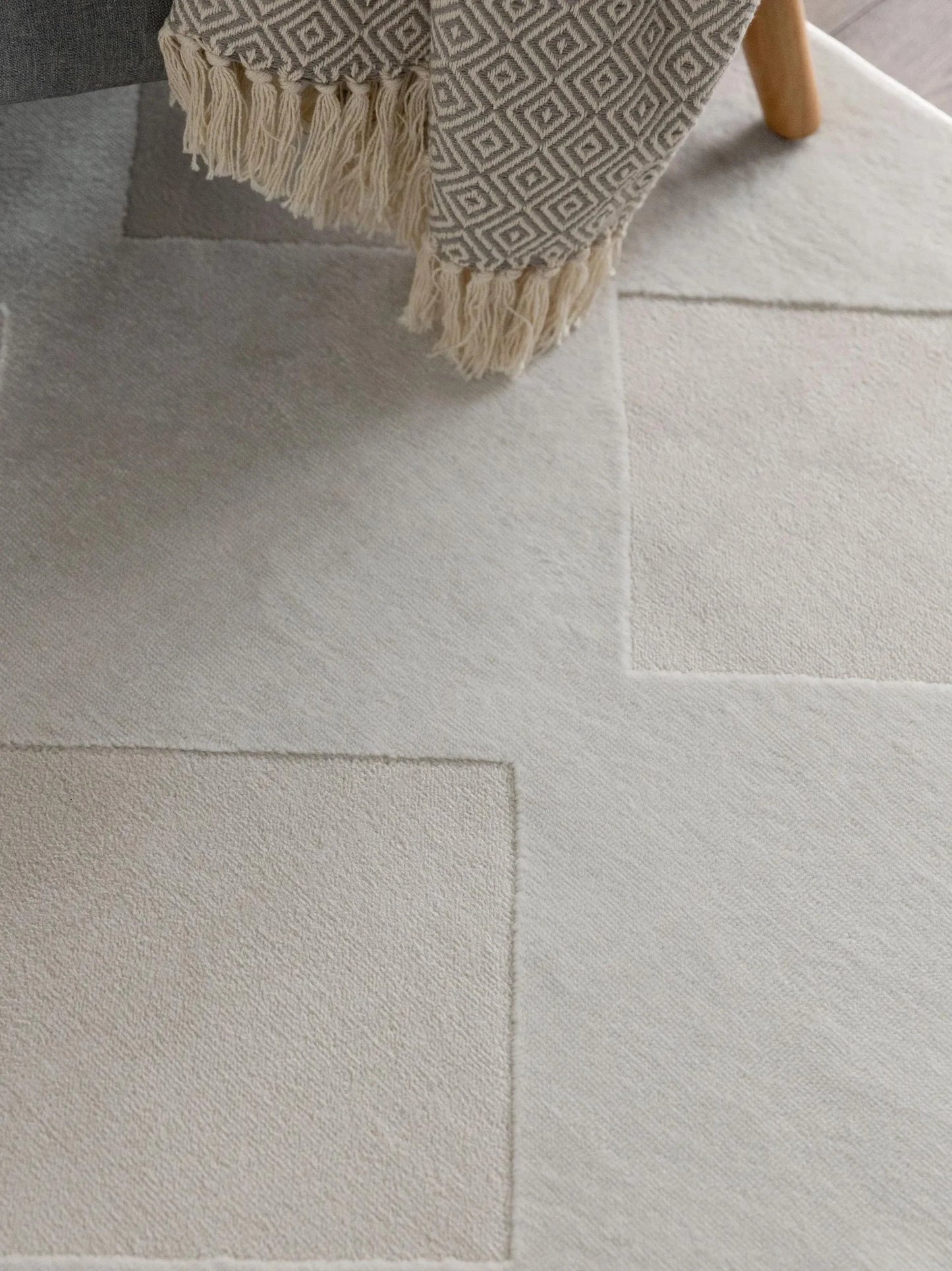NOVA Creme Tæppe - Billede 3