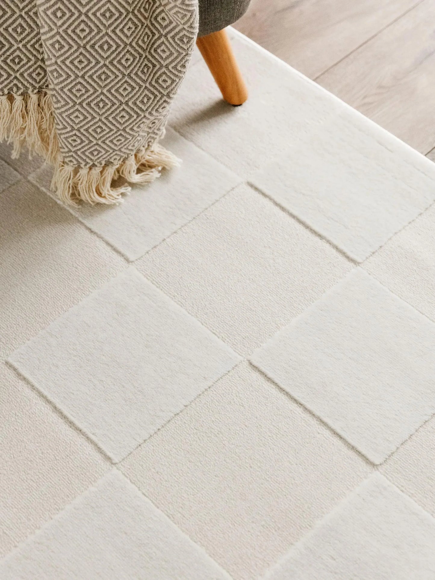 NOVA Creme Tæppe - Billede 3