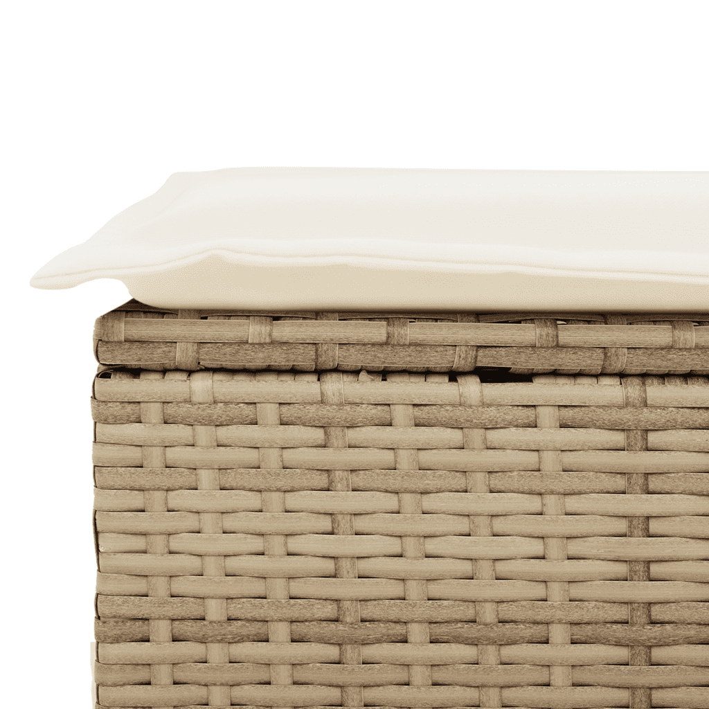 Patio Sofa Set 5-personers Beige And Cream - Billede 10