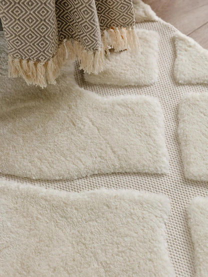 LUNA Creme Tæppe - Billede 3