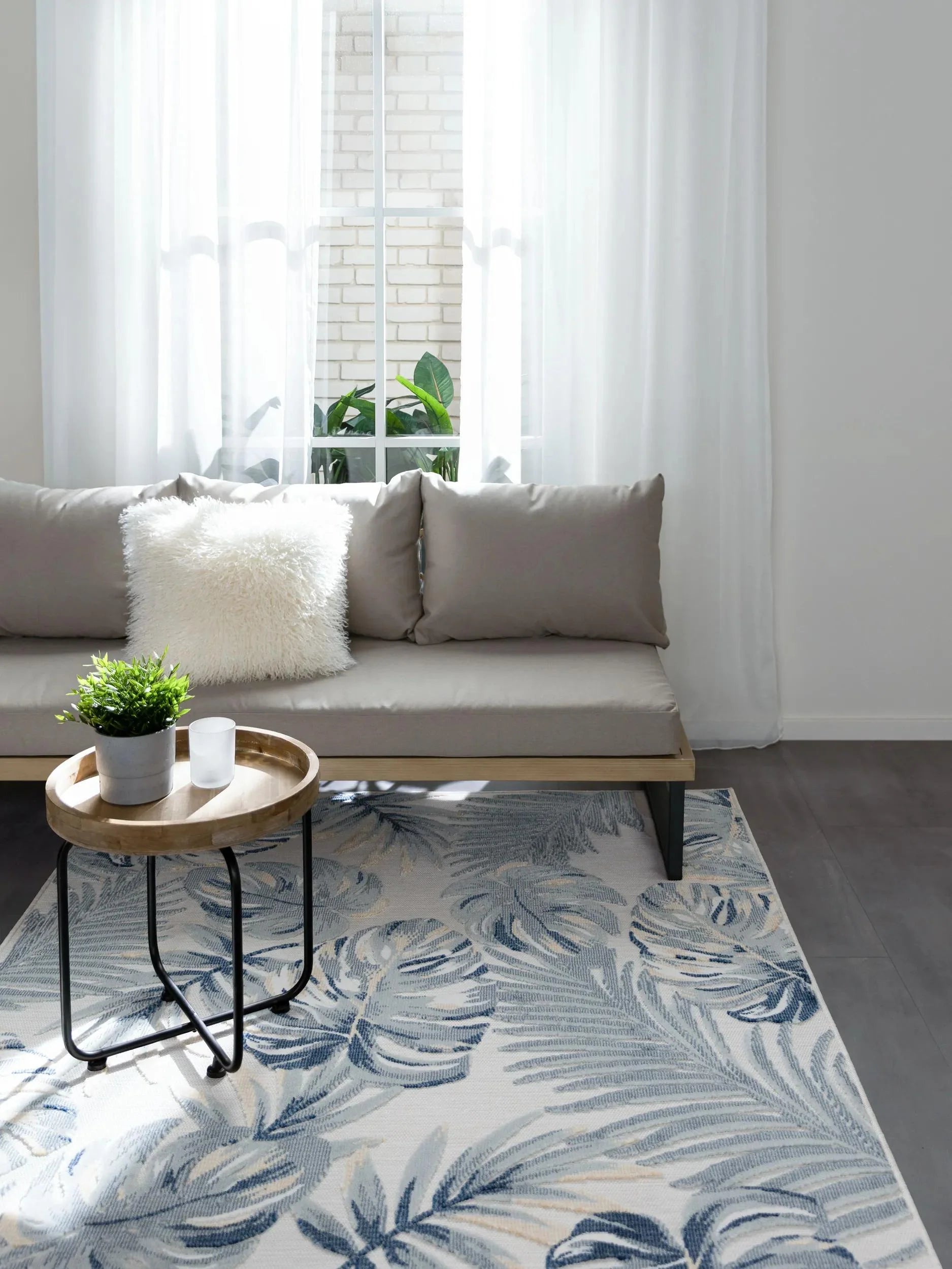 ALBA Flerfarvet Indendørs- Og Udendørs Tæppe - Billede 4