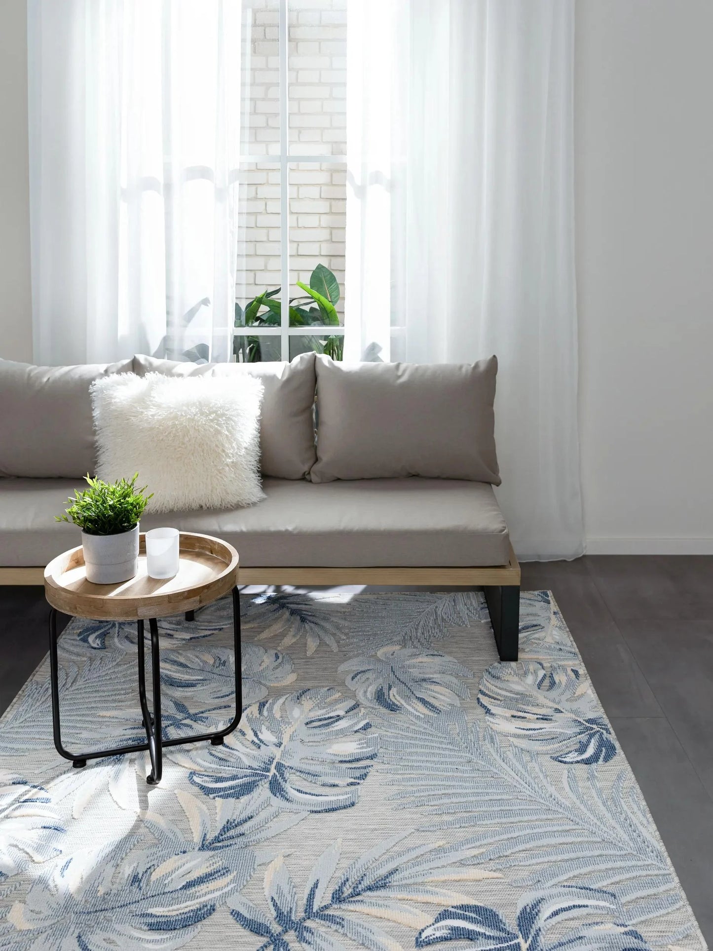 ALBA Flerfarvet Indendørs- Og Udendørs Tæppe - Billede 4