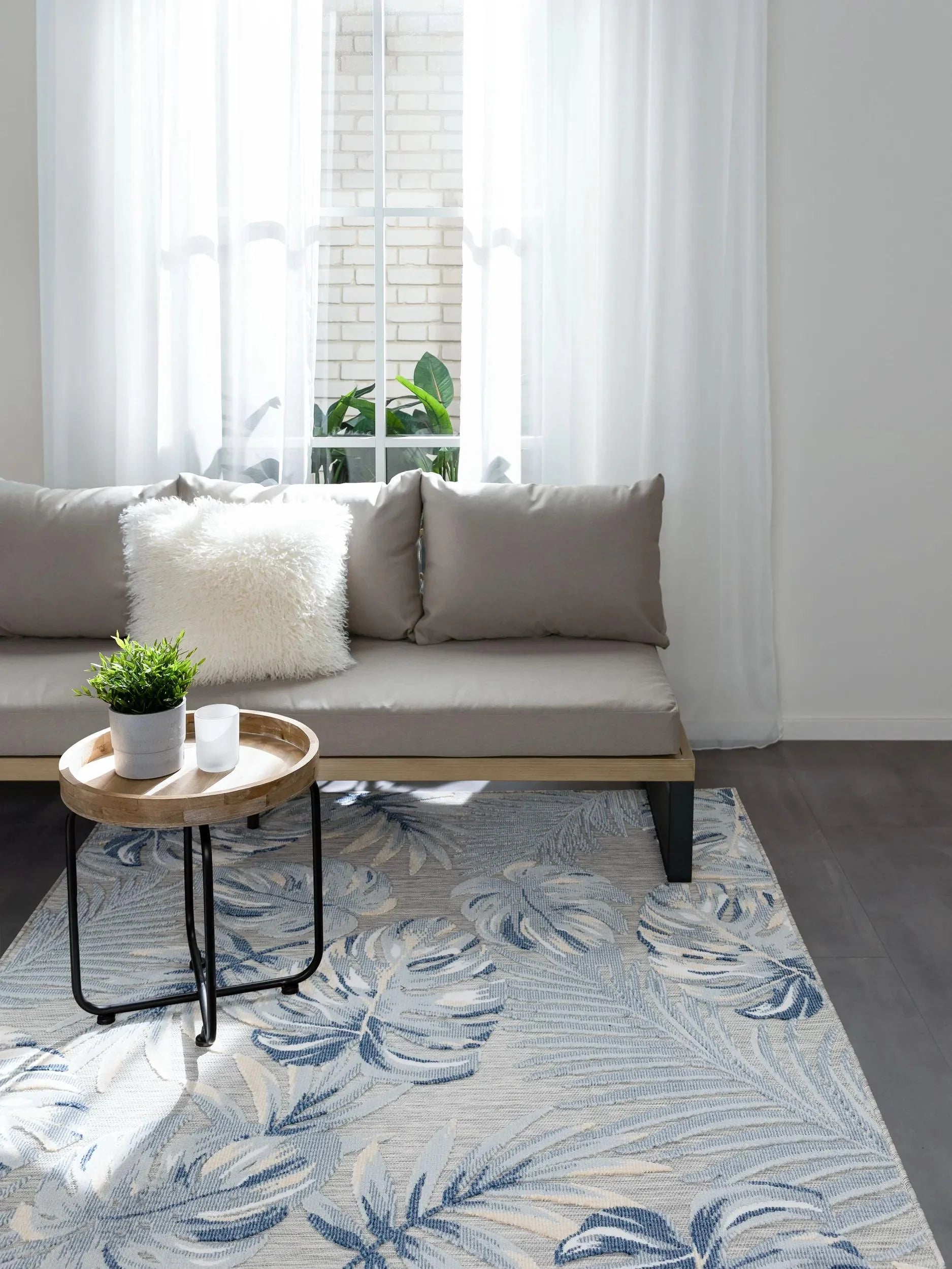 ALBA Flerfarvet Indendørs- Og Udendørs Tæppe - Billede 4