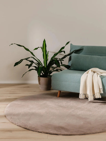 COZY Taupe Pels Tæppe