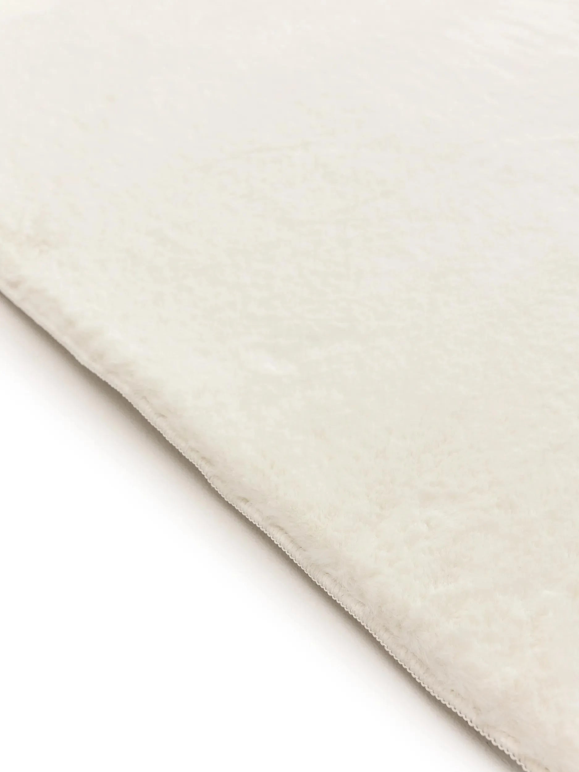 COZY Creme Pels Tæppe - Billede 4