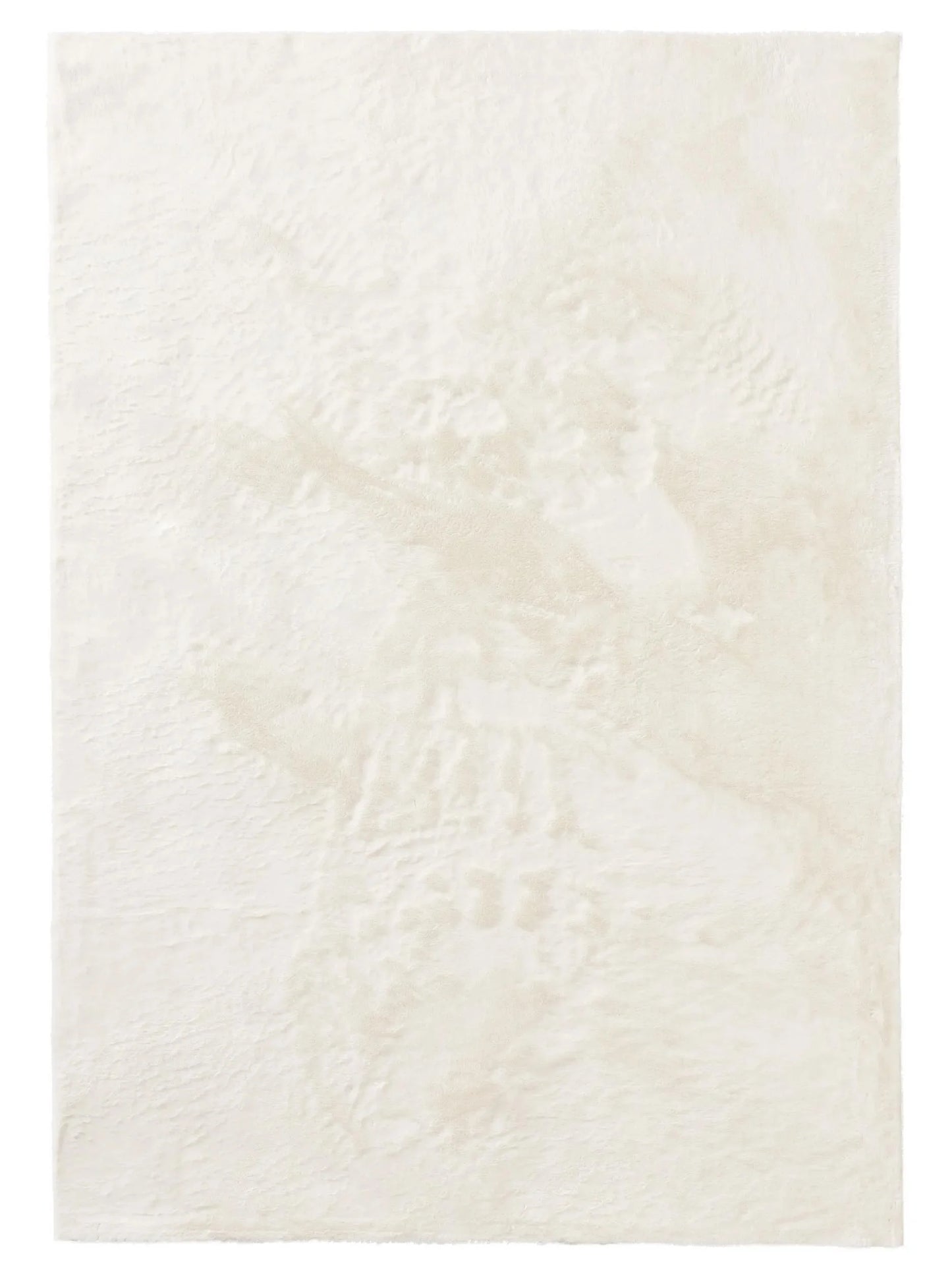 COZY Creme Pels Tæppe - Billede 2