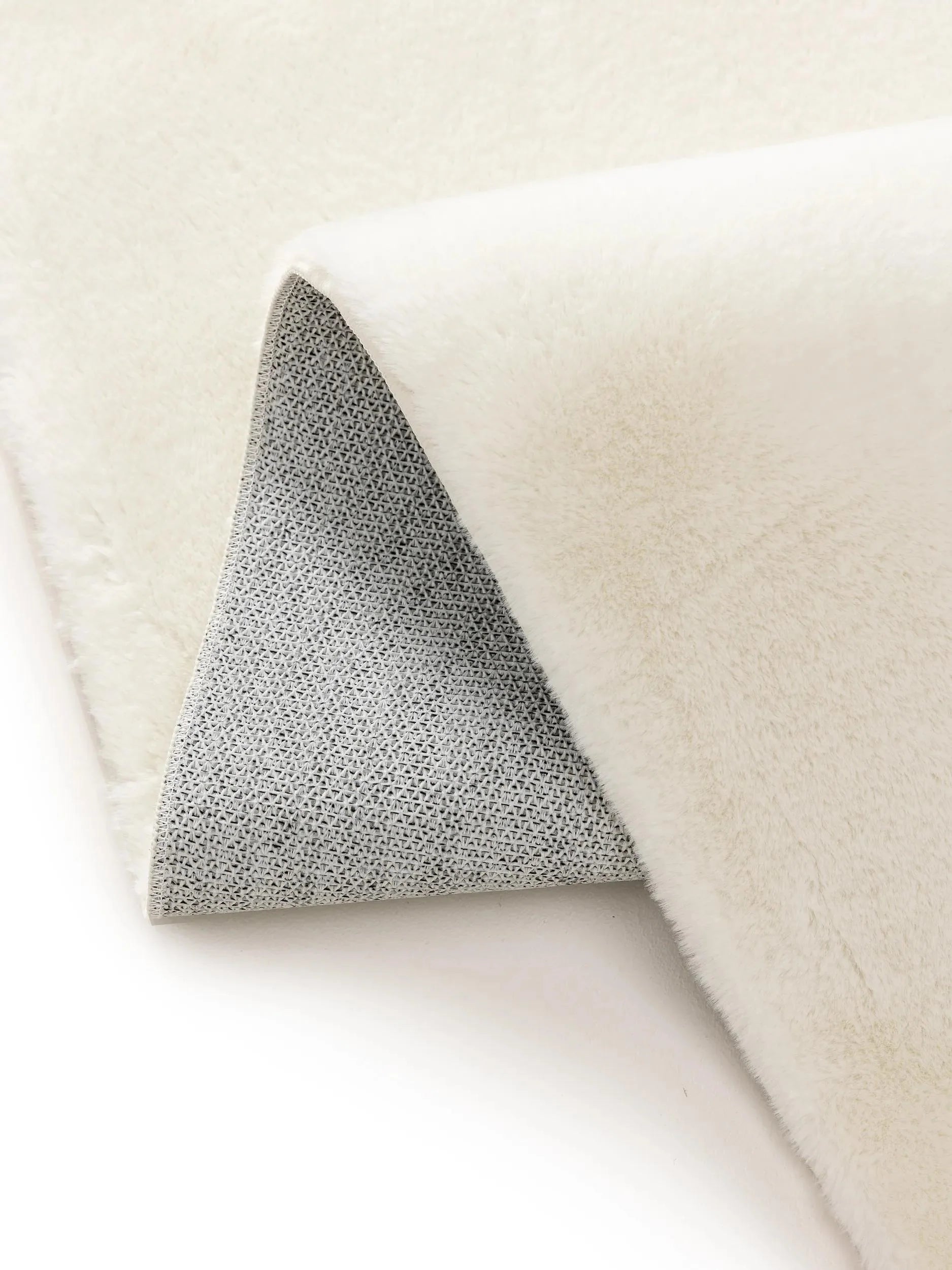 COZY Creme Pels Tæppe - Billede 5