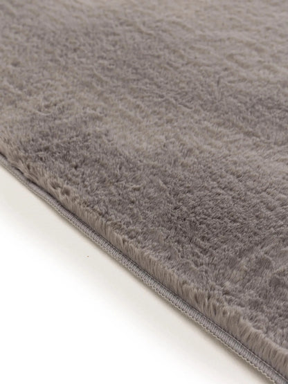 COZY Grå Pels Tæppe - Billede 4