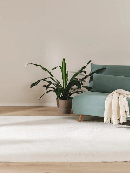 COZY Creme Pels Tæppe - Hovedbillede