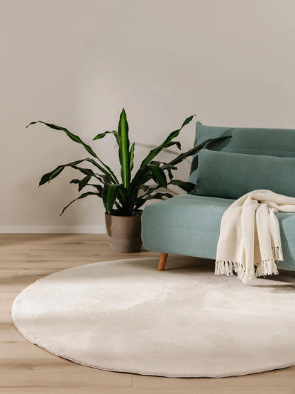 COZY Beige Pels Tæppe