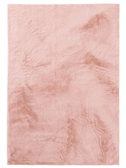 COZY Rosa Pels Tæppe - Billede 2